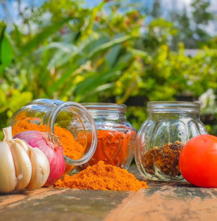 Traditional Indian masala spices for outdoor cooking and mountain meals, packed for travel and daily use